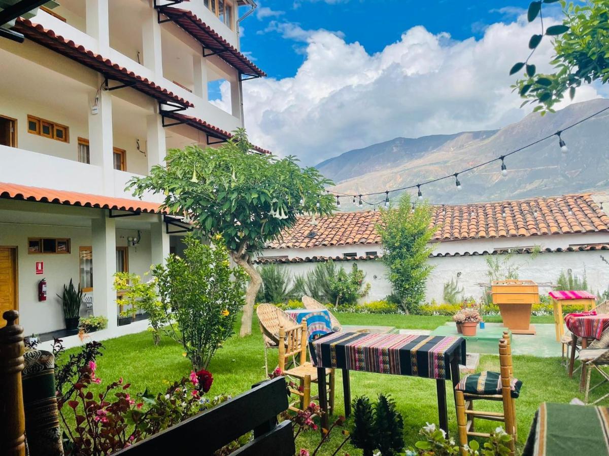 Yungay Alpamayo Casa Hotel - Restaurante מראה חיצוני תמונה